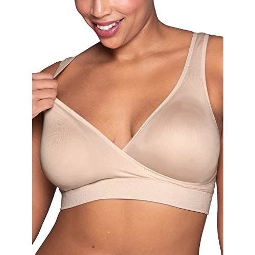 Vanity Fair Women's Maternity Nursing Bras for Breastfeeding: Wireless Pullover Lounge Sleep Bra, Available in Multipacks