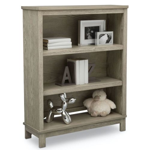 Delta Children Farmhouse Bookcase - Textured Limestone