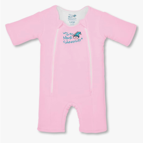 LARGE Magic Sleepsuit Baby Merlin's Bamboo/Cotton Baby Swaddle Transition Product - Soft and Cozy Design, Double Zipper for Easy Diaper Changes, Promotes Safe Sleep, 3-6 Months