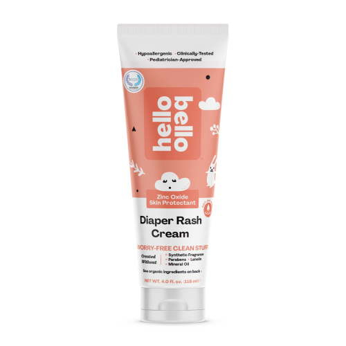 Hello Bello Diaper Rash Cream, Hypoallergenic & Soothing with Zinc Oxide for Infants, 4 oz