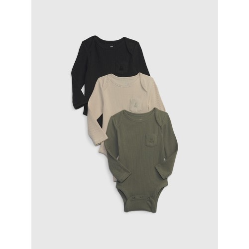 Baby First Favorites TinyRib Bodysuit (3-Pack)
