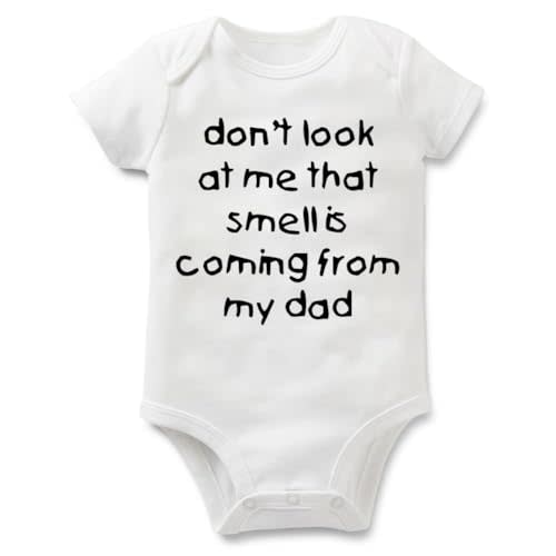Rocksir Funny Slogan Super Soft Cotton Comfy Baby Short Sleeve Bodysuit