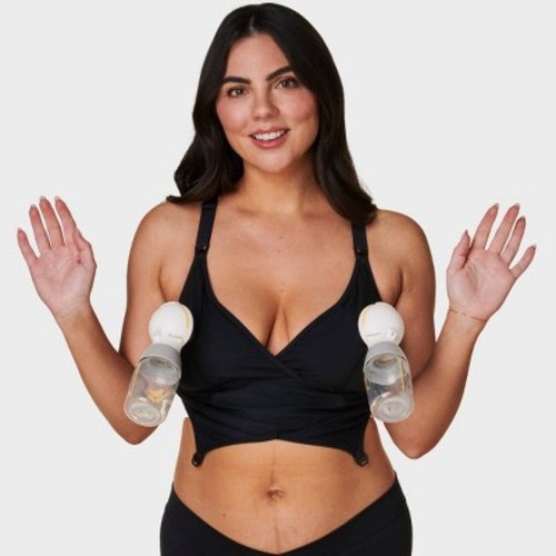 Bravado! Designs Women's Original Pumping and Nursing Bra - Black M