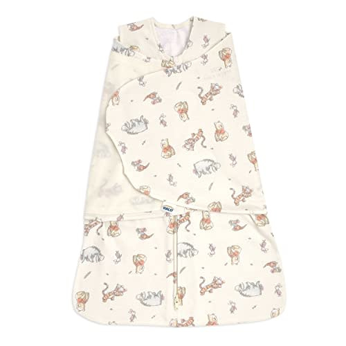 HALO 100% Cotton Sleepsack Swaddle, 3-Way Adjustable Wearable Blanket, TOG 1.5