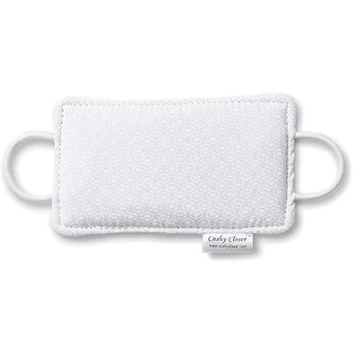 The Original Cushy Closer Door Cushion- White- | No More Noisy Doors! | Door Latch Cover- Baby Safety for Quiet Doors- Childproofing 3.5 x 5.5