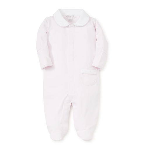 Pink Kissy New Beginnings Footie w/Collar | 0-3 Month