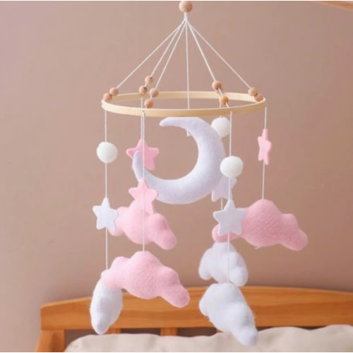 Wooden Crib Mobile