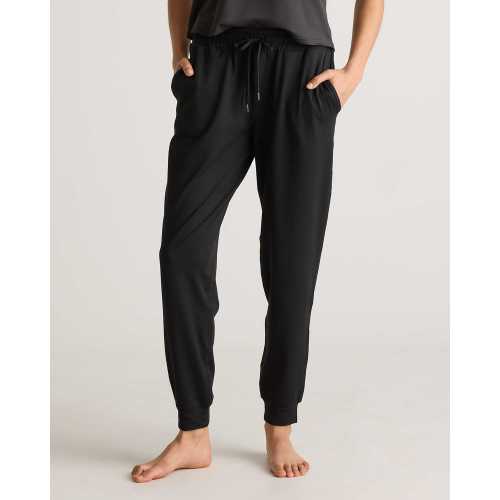 Flowknit Mid-Rise Joggers in Black