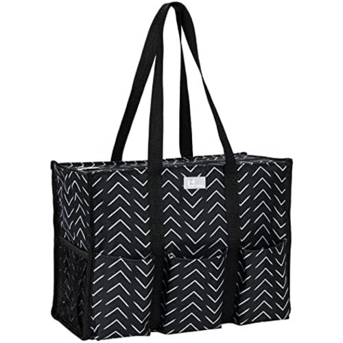 Utility Tote with Pockets & Compartments - Perfect Nurse, Teacher & Work Bag