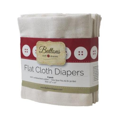 Birdseye Cotton Flats - 6 Pack