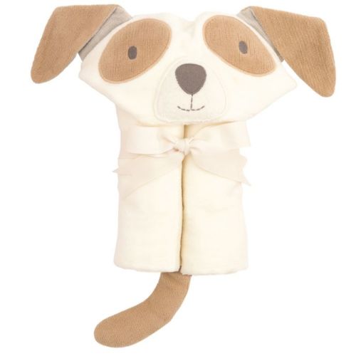 Elegant Baby Hooded Bath Wrap Towel in Tan