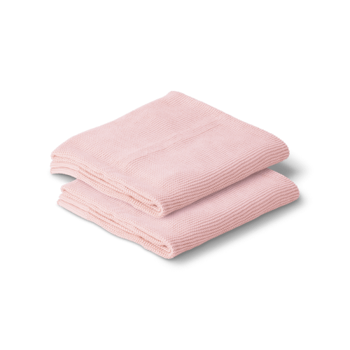 Cotton Classic Knit Baby Blanket - Carousel Pink
