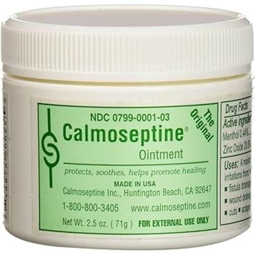 Calmoseptine Ointment - 2.5 Oz Jar Each (Pack of 3)
