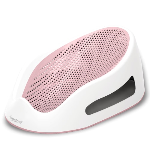 Angelcare Plastic Baby Bathtub Support Seat, Pink, Unisex, 1 Count
