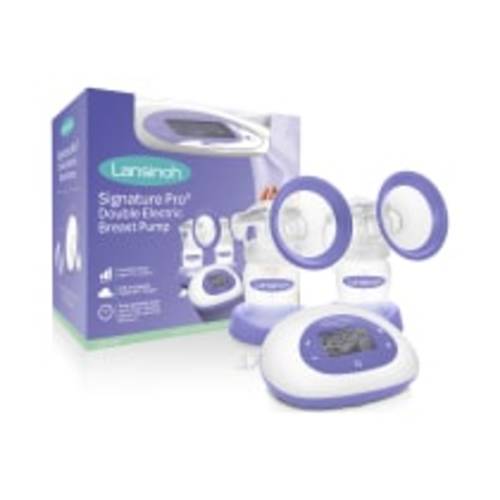 Lansinoh Signature Pro Portable Double Electric Breast Pump with LCD Screen and Adjustable Suction & Pumping Levels