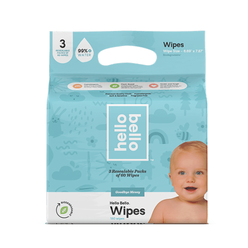 Premium Plant-Based Baby Wipes, Disposable & Biodegradable
– Hello Bello