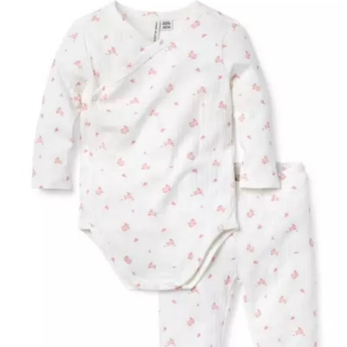 Baby Jet Ivory Bunny Baby Bunny Pointelle Wrap Matching Set by Janie and Jack