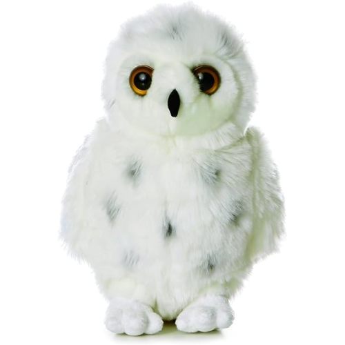 Aurora® Adorable Flopsie™ Snowy™ Stuffed Animal - Playful Ease - Timeless Companions - White 12 Inches