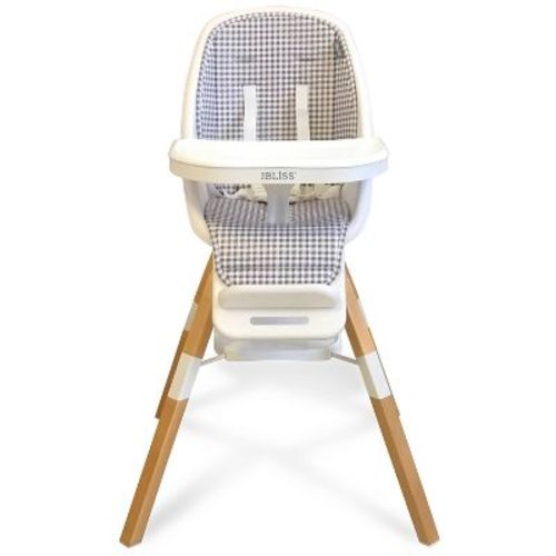 Trubliss 2-in-1 Turn-a-tot High Chair With 360° Swivel - Gingham