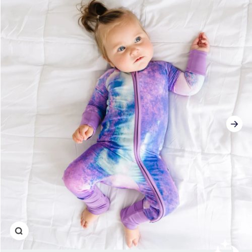 Purple Watercolor Zippy - Little Sleepies