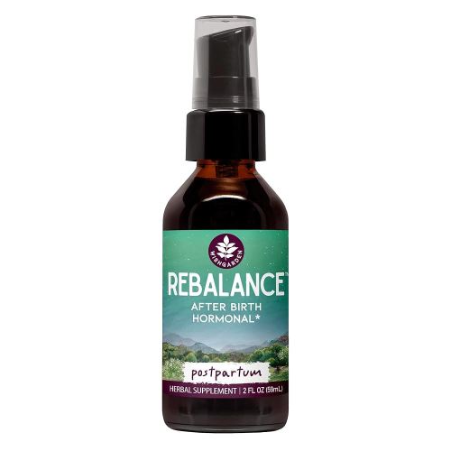WishGarden Herbs ReBalance After Birth Hormonal - Plant-Based Herbal Supplement with Vitex Berry & Motherwort Supports Healthy Postpartum Hormone Levels and Postnatal Hormone Balance, 2oz