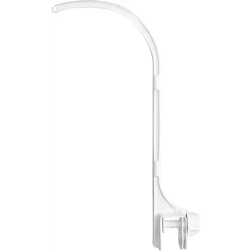 24 inch crib mobile bed bell frame arm bracket, double nut screw fixing frame -DIY toy decoration bracket (Stand without Music Box)