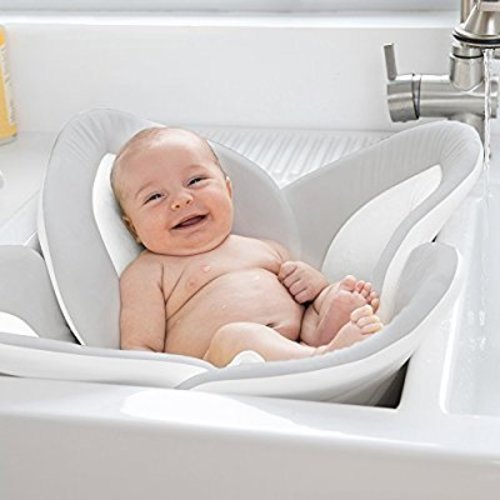 Blooming Bath Lotus - Baby Bath (Gray/Light Yellow)