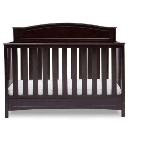 Delta Children Emery Convertible Traditional Crib, Dark Chocolate