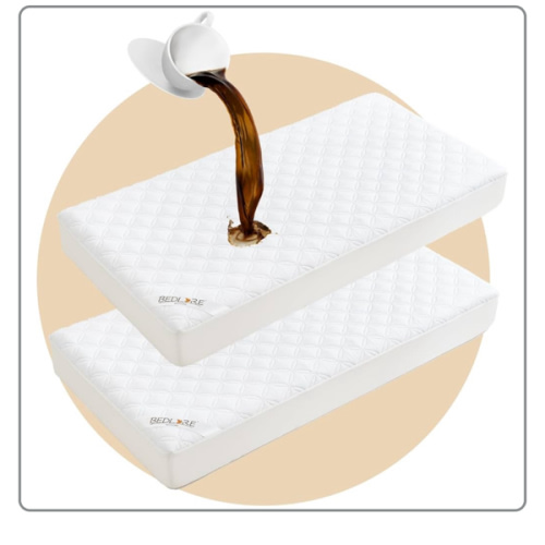 BEDLORE Waterproof Mattress Protector Crib, 2 Pack Soft Mattress Pad, Noiseless Machine Washable Mattress Cover, Ultimate Protection for Your Baby's Crib Toddler Bed (52''x28'')