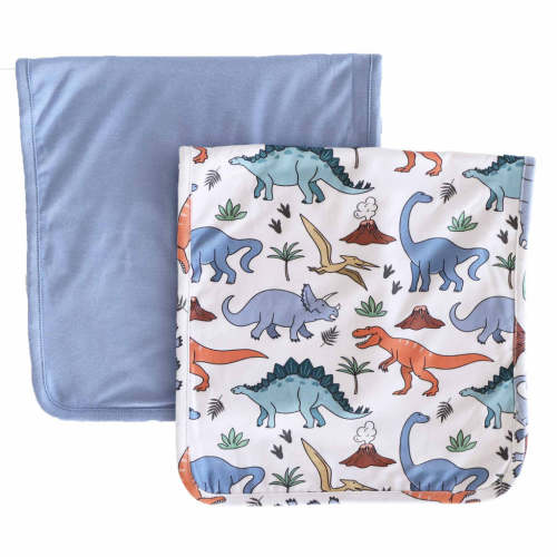 Dino Dude 2pc Burp Cloth Set