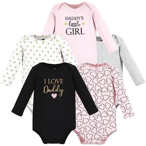 Hudson Baby Unisex Baby Cotton Bodysuits