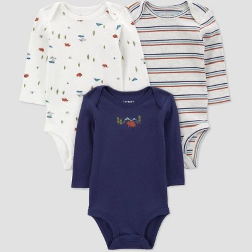 Carter's Just One You® Baby Boys' 3pk Bodysuit - Blue 3M
