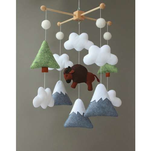 Bison mobile Buffalo mobile Woodland mobile