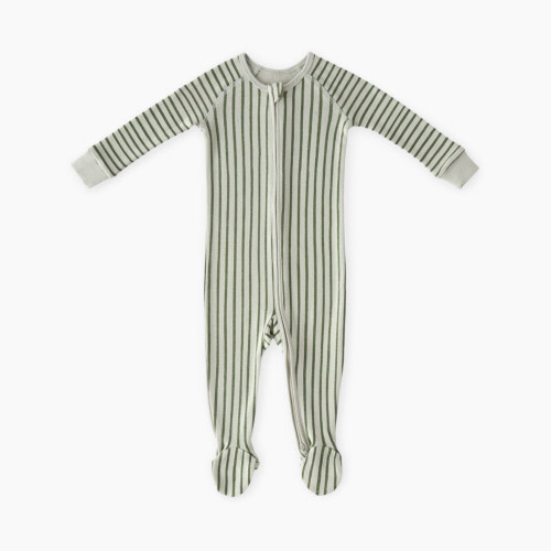 Pehr Ribbed Baby Sleeper - Stripes Away Evergreen, 3-6 M
