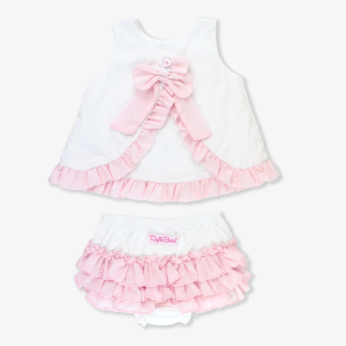 Swiss Dot Swing Top and Bloomer Set | RuffleButts & RuggedButts | 12-18 months