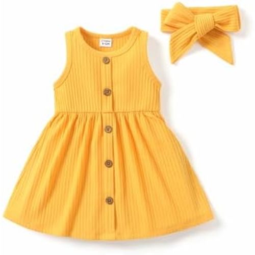 PATPAT Baby Toddler Girl Dresses Infant Long Sleeve Fall Dress 6-9 M