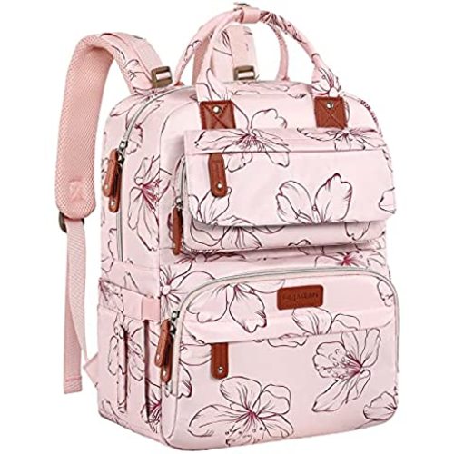 Diaper Bag Backpack, Large Travel Diaper Backpack with Portable Changing Pad, Baby Diaper Bags for Girls, Multifunction Large Travel Backpack for Moms Dads with Insulated Pockets and Stroller Straps.