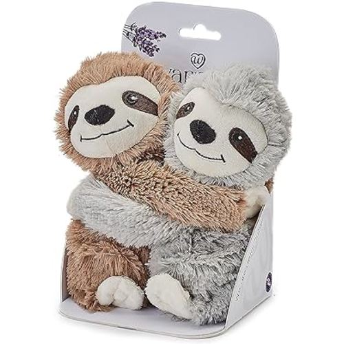 Warmies 9'' Warm Hugs Fully Heatable Soft Toy Scented with French Lavender - Sloths