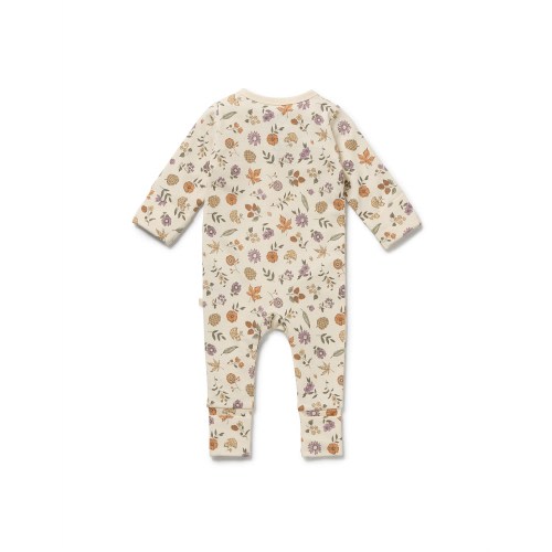 Wilson & Frenchy Maple Glow Organic Zipsuit With Feet | David Jones