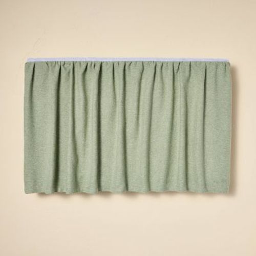Linen-Like Crib Skirt Green - Hearth & Hand™ with Magnolia