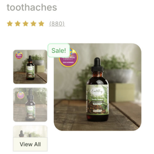 Teeth Tamer Herbal Extract | Natural Teething Relief | Natural Wellness | Earthley | Earthley Wellness