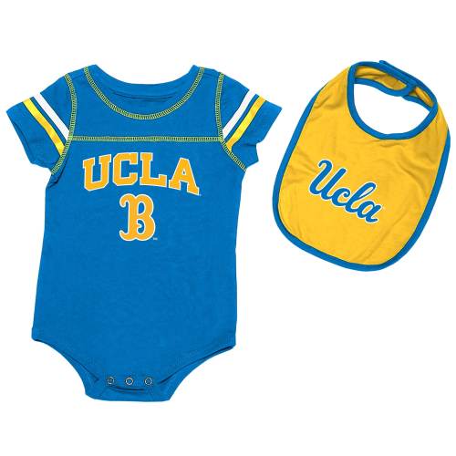 UCLA Bruins Colosseum Newborn & Infant Chocolate Bodysuit & Bib Set - Blue