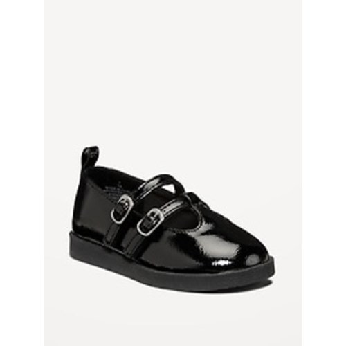 Shiny Faux-Leather Double-Buckle Mary Jane Shoes for Toddler Girls | Old Navy