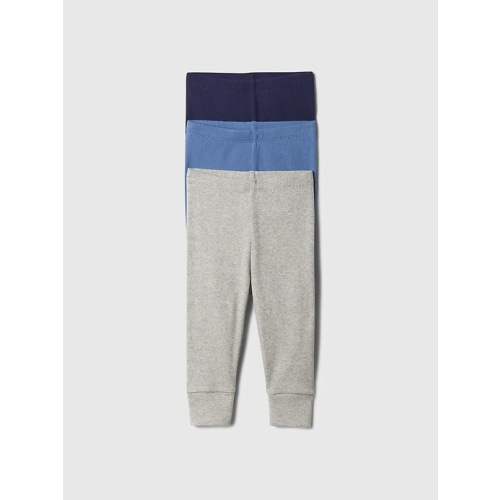 Baby Ribbed Pull-On Pants (3-Pack)