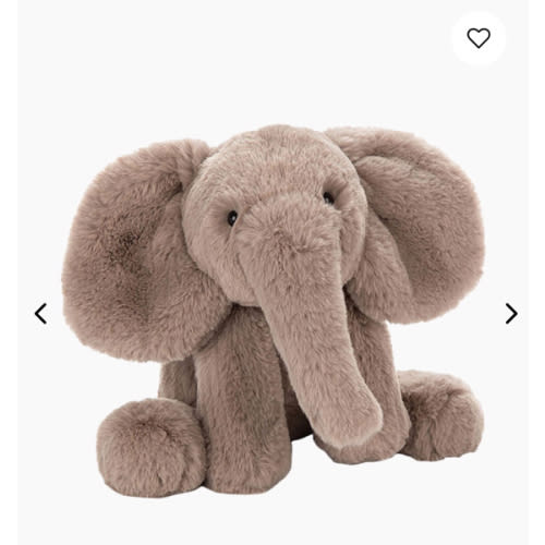 Medium Smudge Elephant Plush