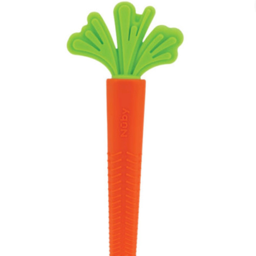 Silicone Carrot Tube Teether