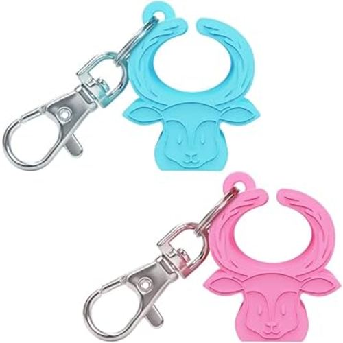 MORLIKE LIVING Silicone Buckle Release Tool, Unbuckle Assistant, Easy Buckle Release Aid for Parents and Caregivers to Unbuckle (Mint-Pink)