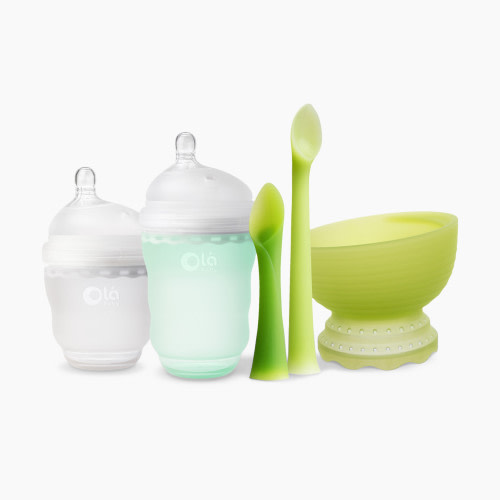 Olababy Essential Feeding Set - Mint/Frost/Green