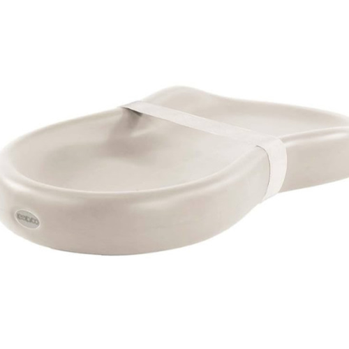 Keekaroo Peanut Changer Baby Vanilla– The Original Made in USA Easy-to-Clean Changing pad and The only Shell Over Foam, Fully Water Repellant