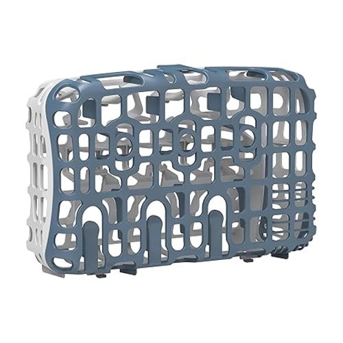 Dr. Brown's Dishwasher Basket for Small Baby Bottle Parts, Pacifiers, and Accessories, Clean, Store and Organize Newborn Essentials, BPA free,(Colors May Vary)